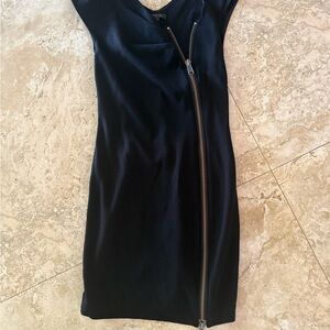 Rachel Zoe Black Mini Dress with Zipper